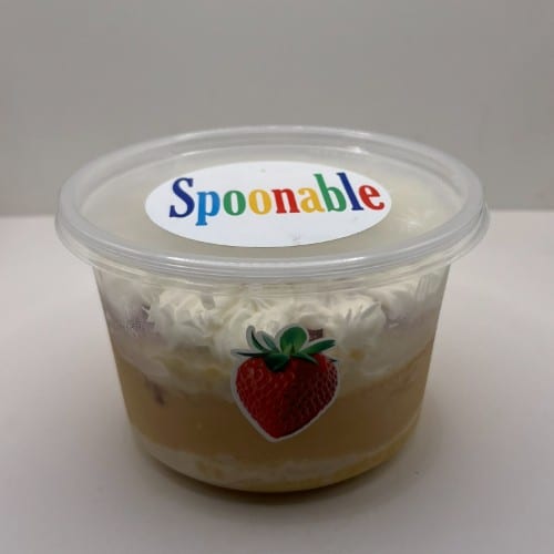 Spoonable Strawberry Tres Leches.