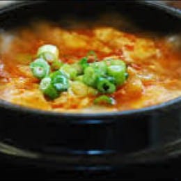 Beef Soft Tofu Soup.