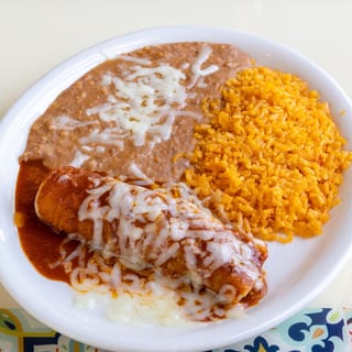 A. Un Taco De Res & Una Enchilada De Res / A. One Beef Taco & One Beef Enchilada