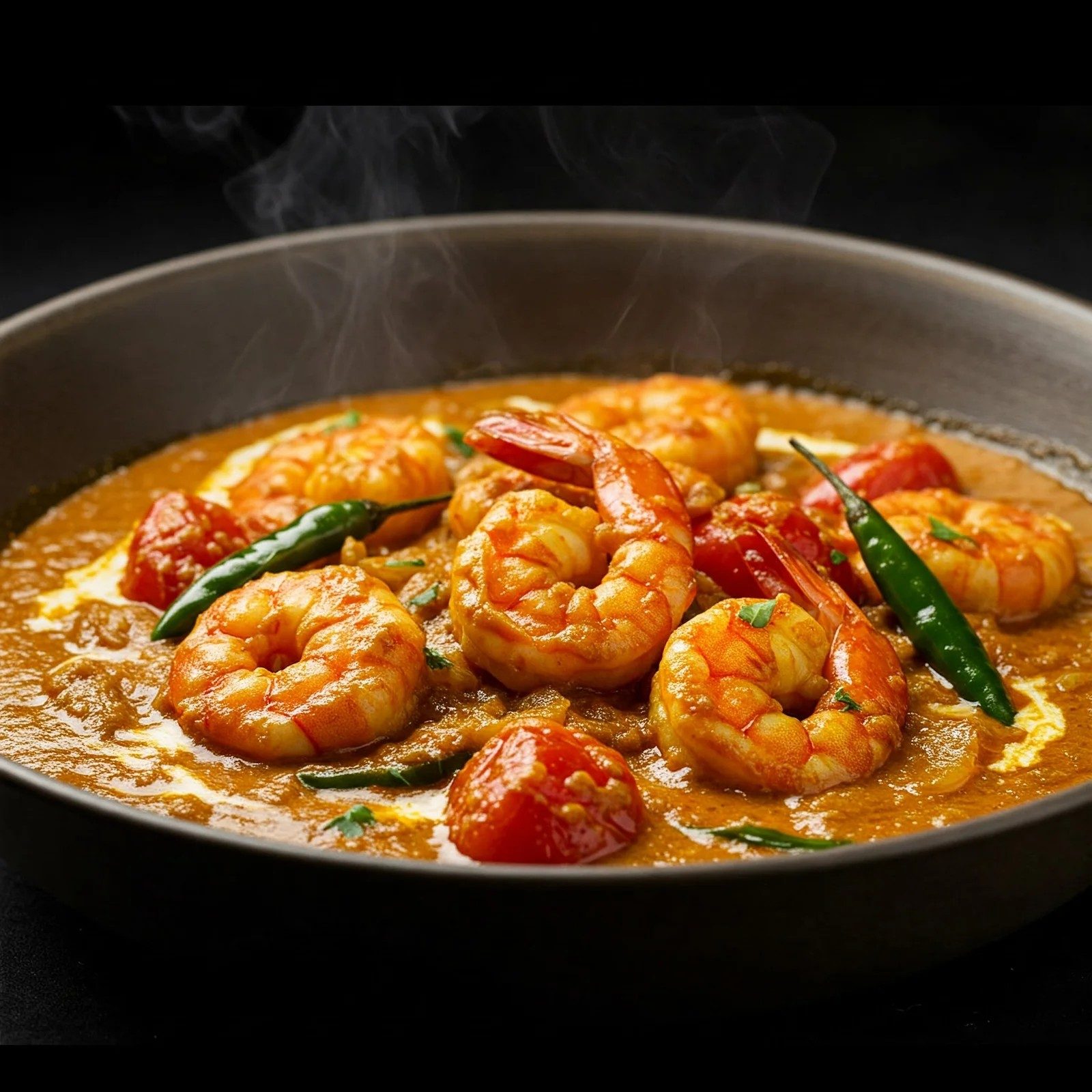 Mughlai Shrimp Curry.