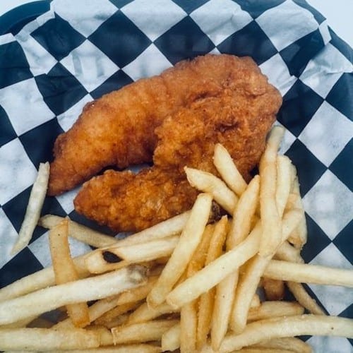 Kids Chicken Strip Meal (2 Pieces).