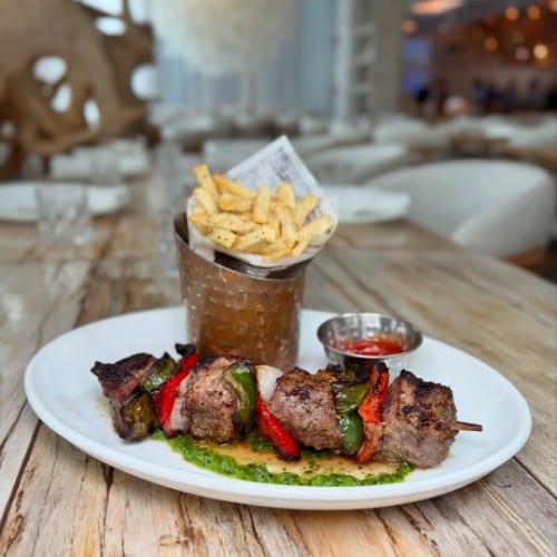 Filet Mignon Skewer.