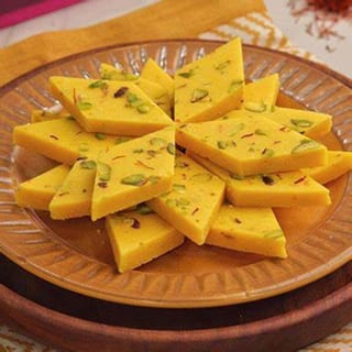Kesar Kaju Katli