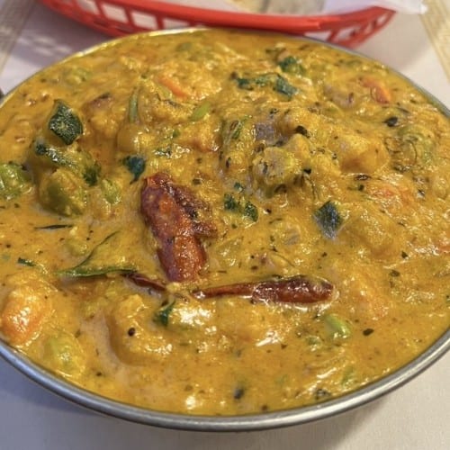 Mixed Vegetable Korma.