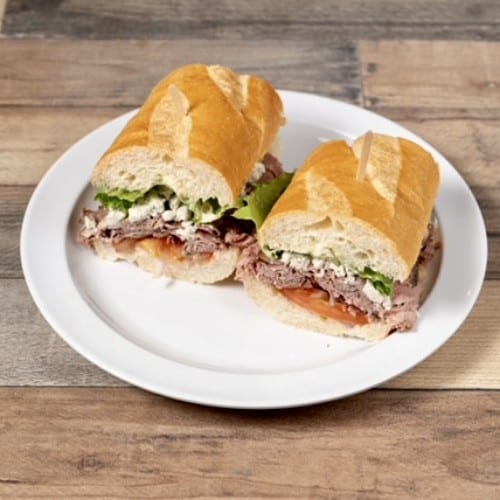 Roast Beef and Blue Sandwich.