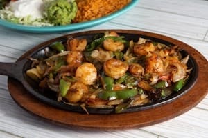 Shrimp Fajitas.