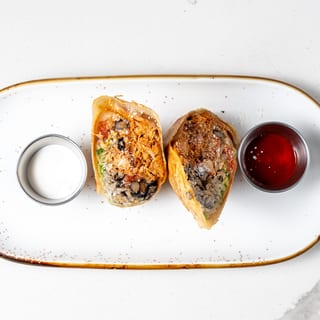 Harissa Cauliflower Burrito