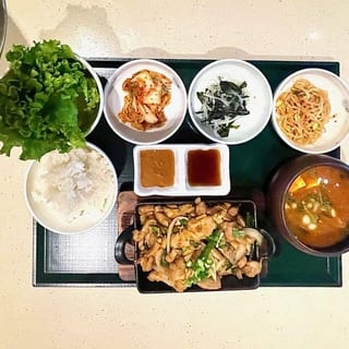 Meat Platter with Korean BBQ