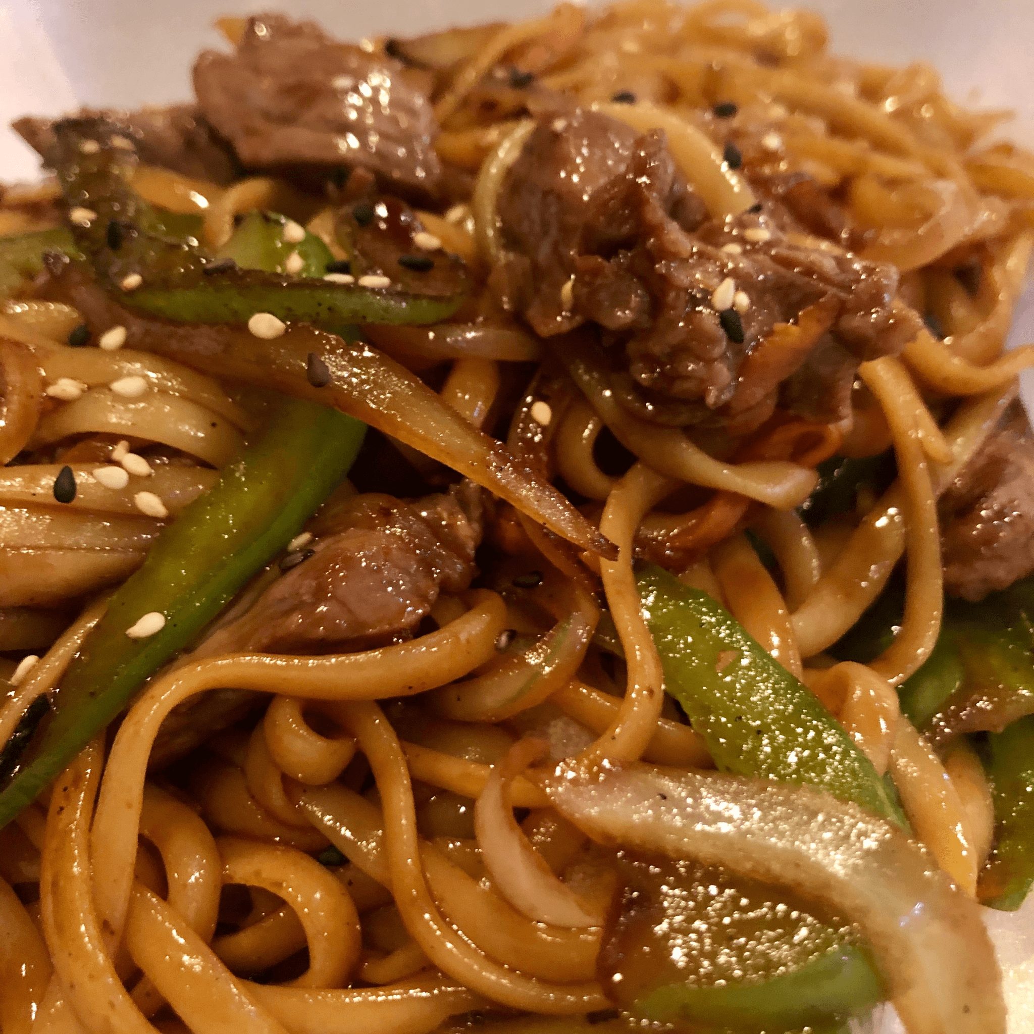 Beef Yakisoba.