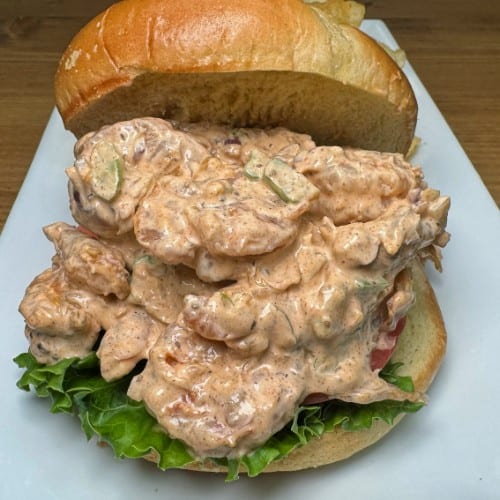 Shrimp Salad Sandwich.