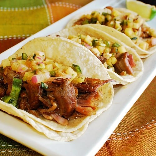 Tacos De Carnitas.