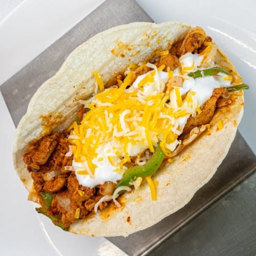 Chicken Fajitas Taco.