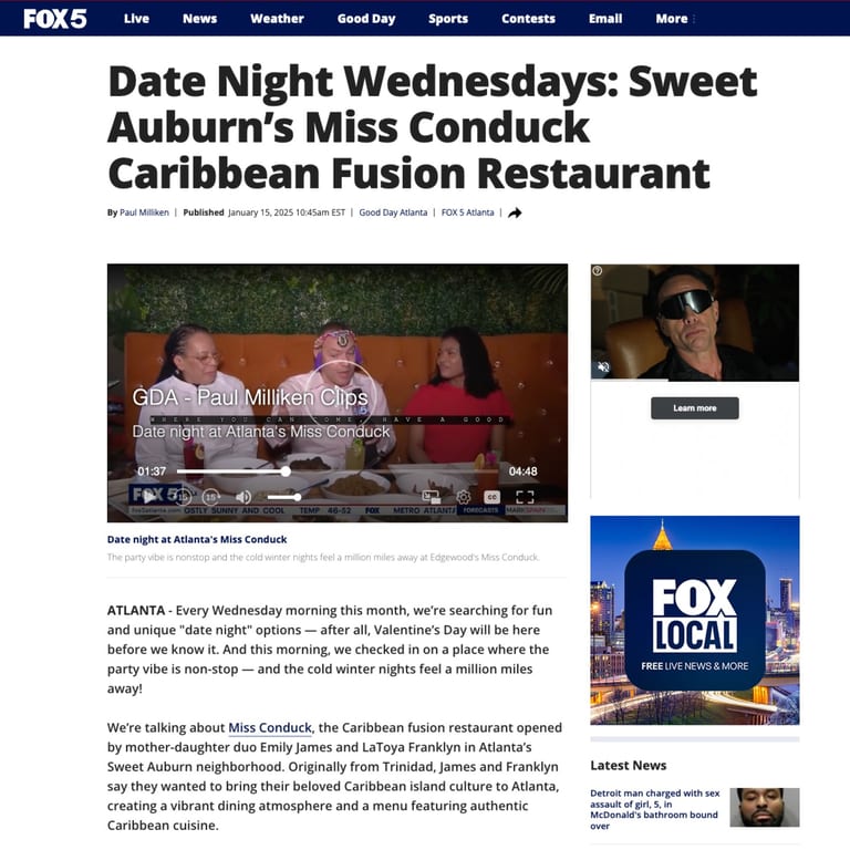 Date Night Wednesdays at Miss Conduck