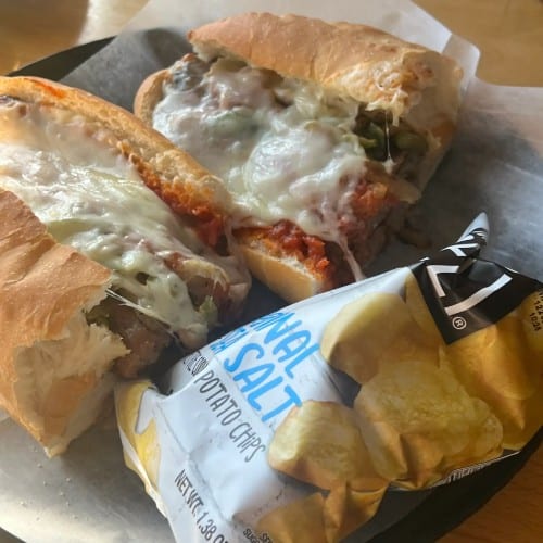 Italian Sausage Sandwich.