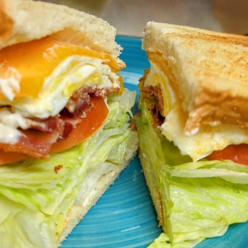 Breakfast BLT Sandwich.