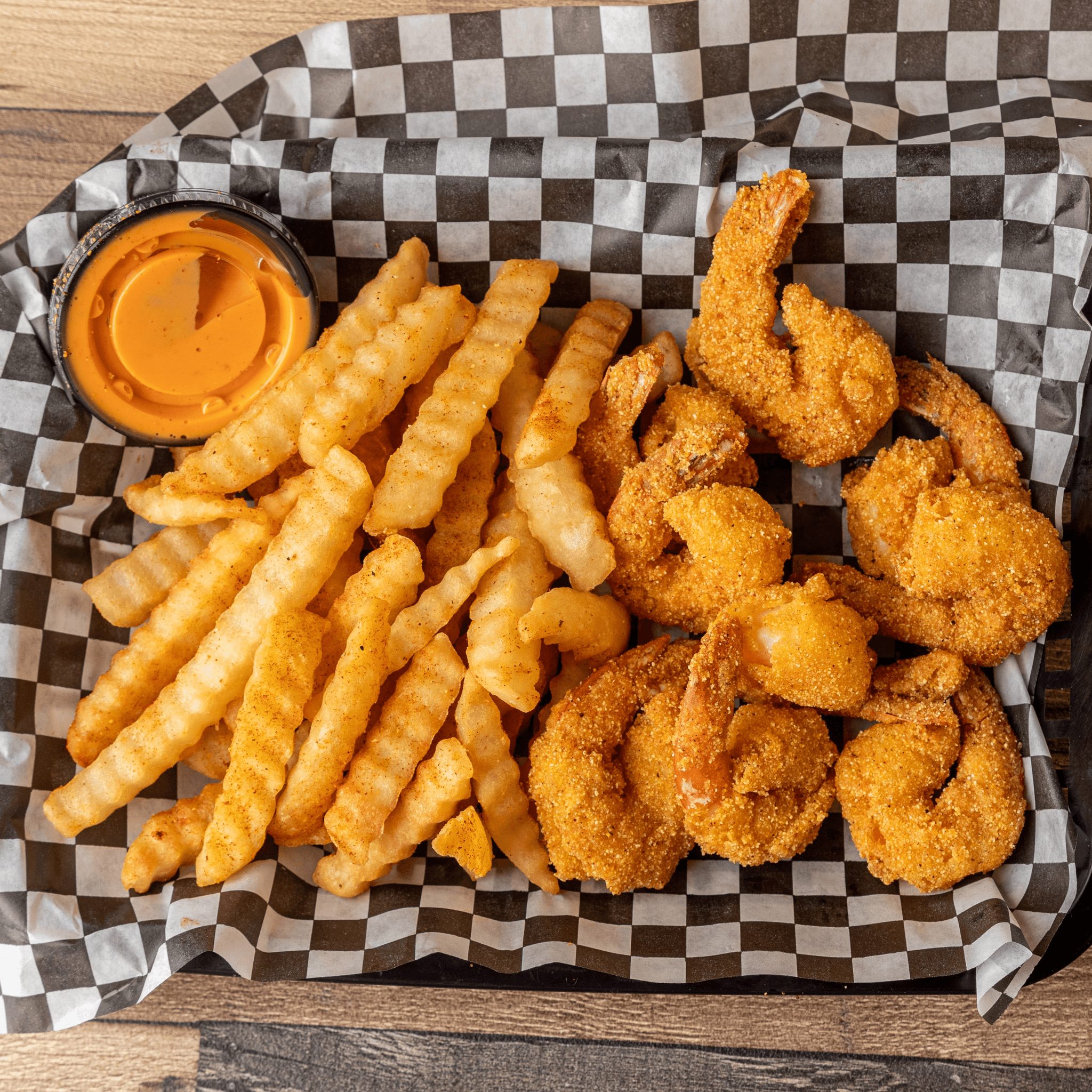 Shrimp (10) & Chips.