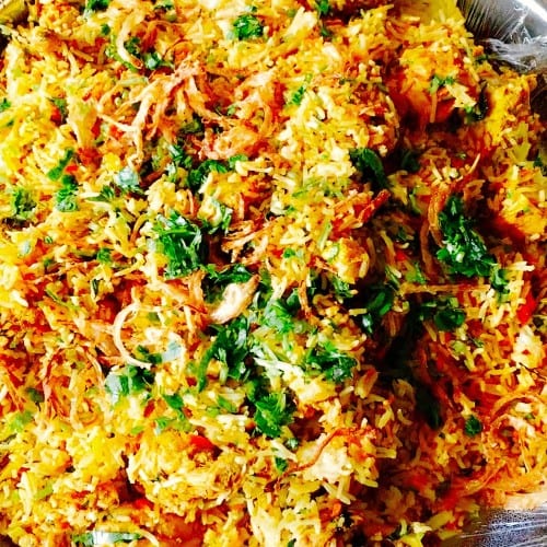 Vegetable Biryani.