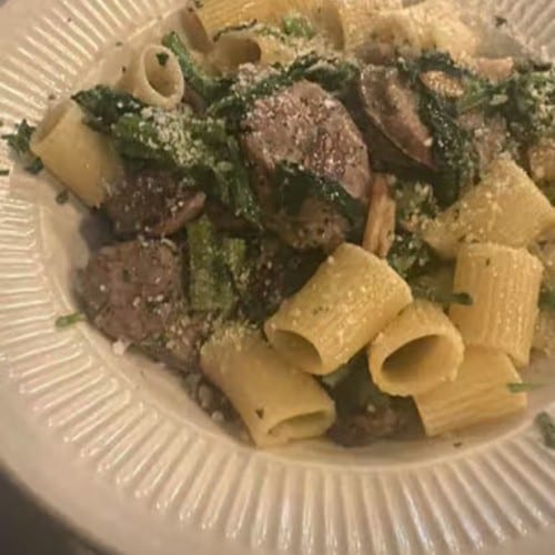 Rigatoni, Broccoli Di Rabe, Sausage.
