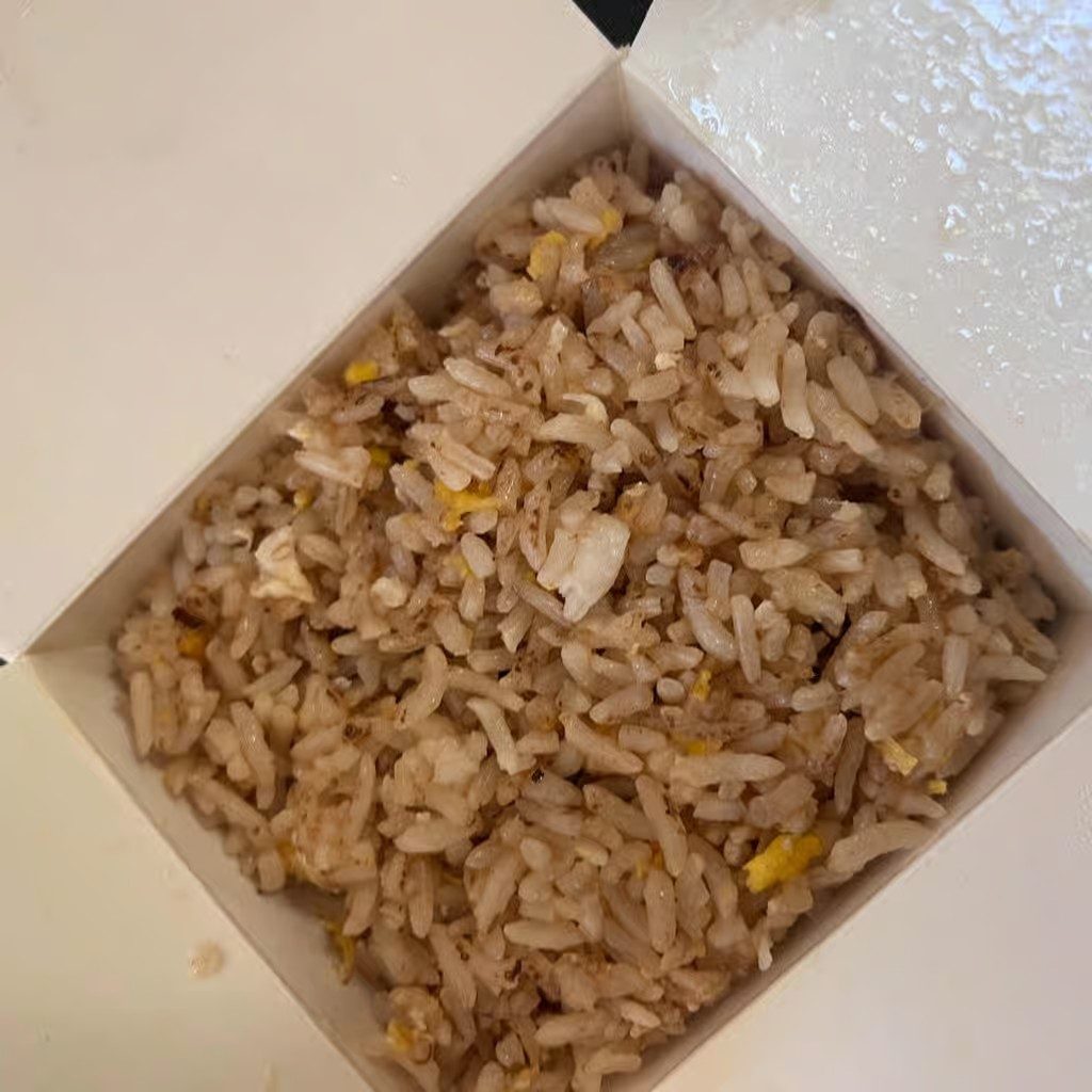 Egg fried rice.