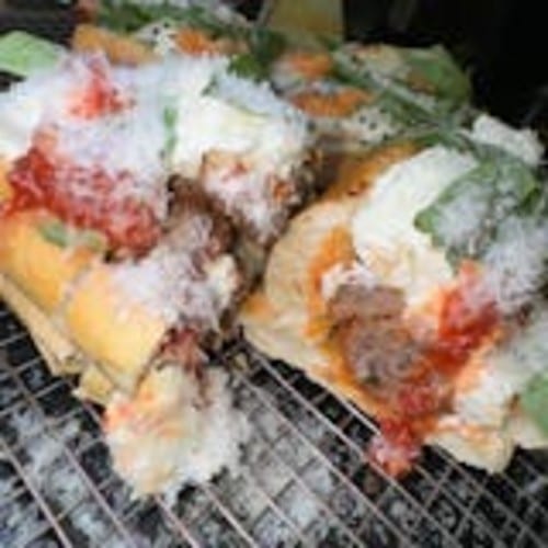 Meatball Ricotta Sub.