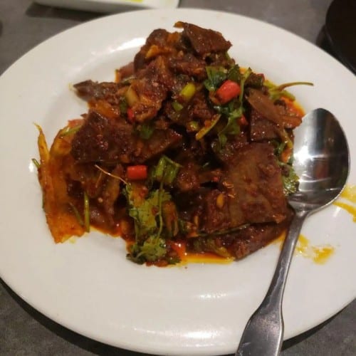 A7. Spicy Beef Shank & Tendon with Peppercorn.