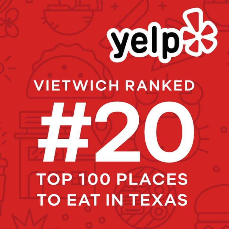 Vietwich Ranked #20 On Yelp