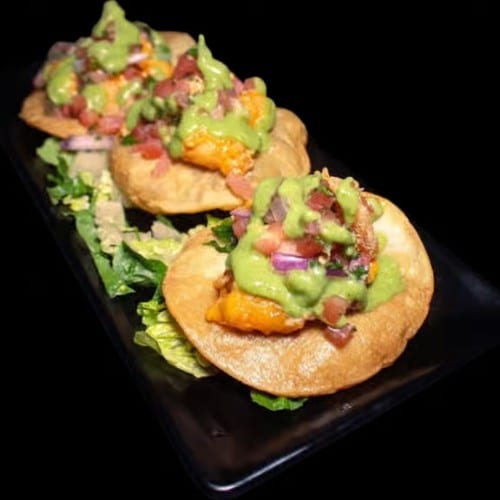 Shrimp Tostadas.