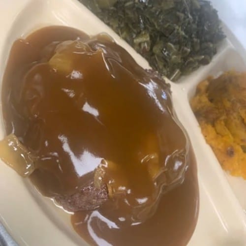 Hamburger Steak Plate.