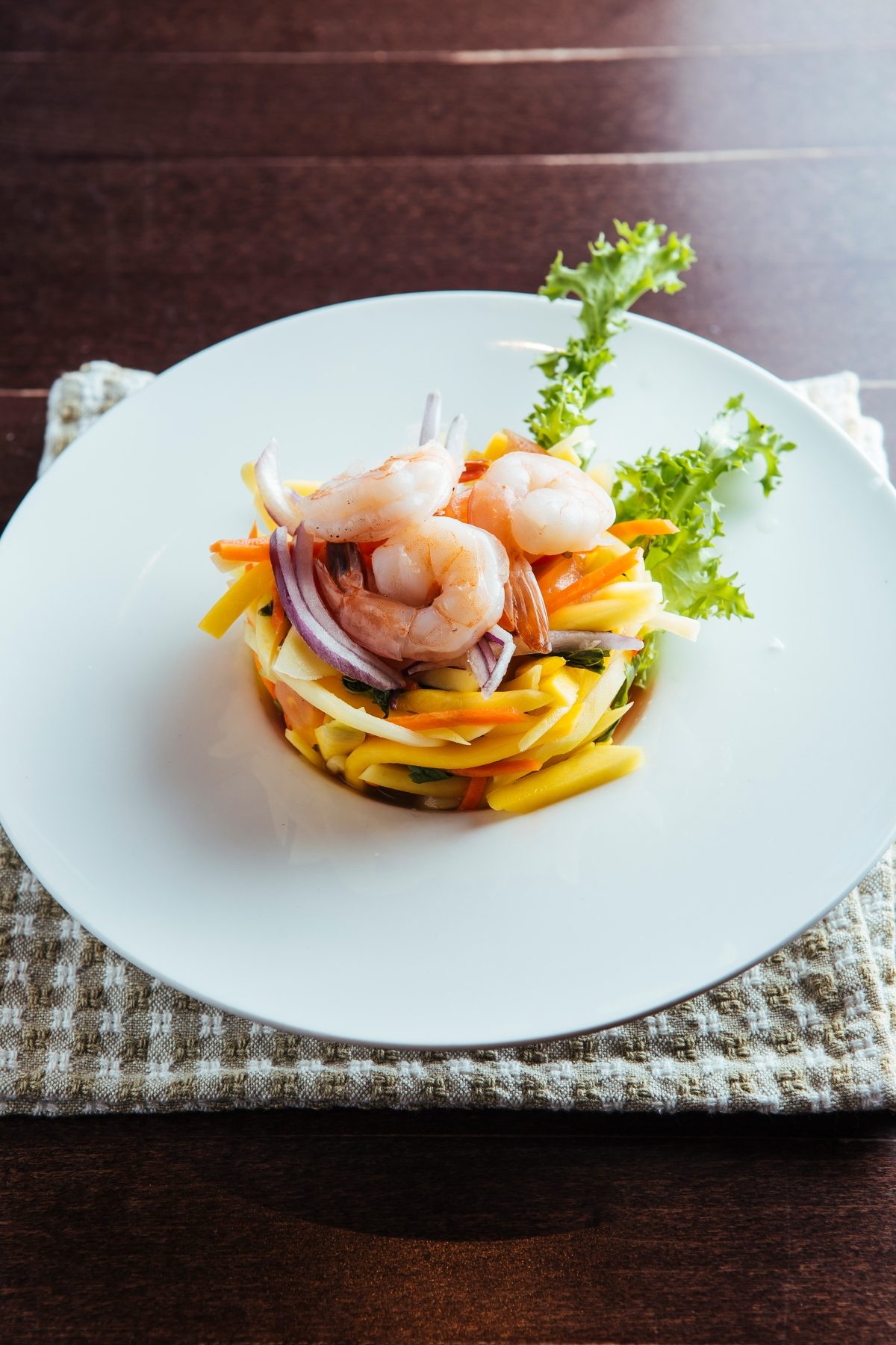 Shrimp and Mango Salad.