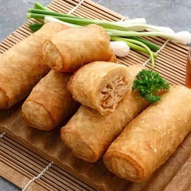 Chicken Keema Spring Roll.