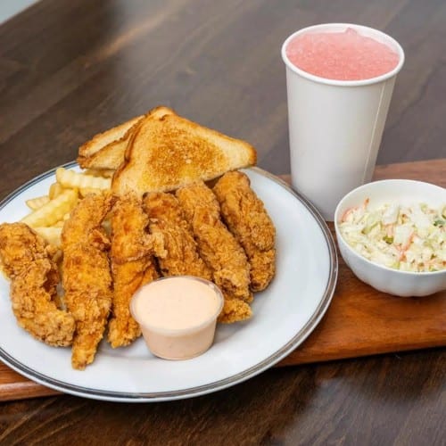 Special Chicken Fingers with Fries.