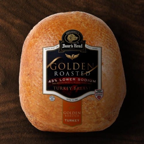 Golden Roasted Low Sodium Turkey.