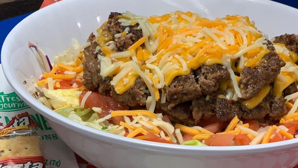 Cheeseburger Salad.