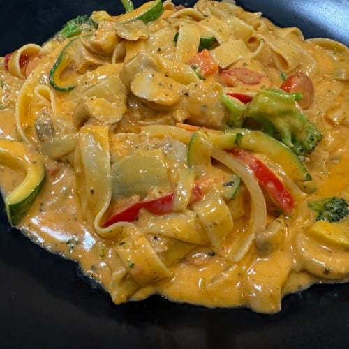 Chicken Pasta Primavera.