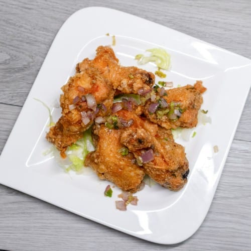 A10. Garlic Butter Chicken Wings (6).