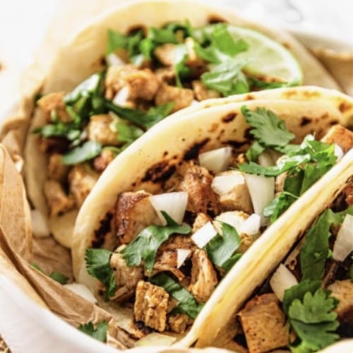 Chicken Tacos.
