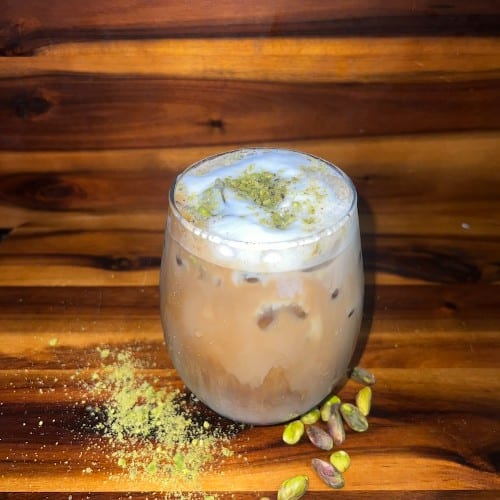 Iced Pistachio Latte.