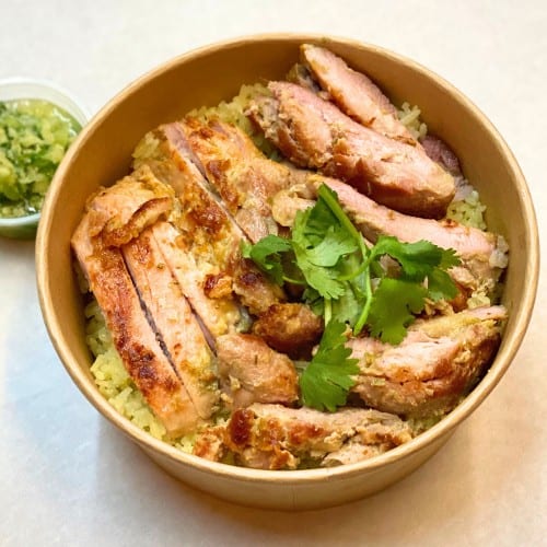 Chicken Protein Bowl - Grilled Lemongrass Chicken.