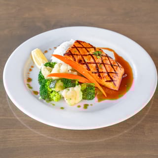 Grilled Glazed Salmon