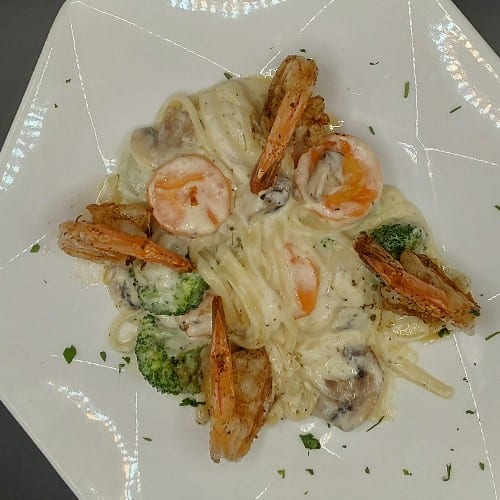 Shrimp Primavera.