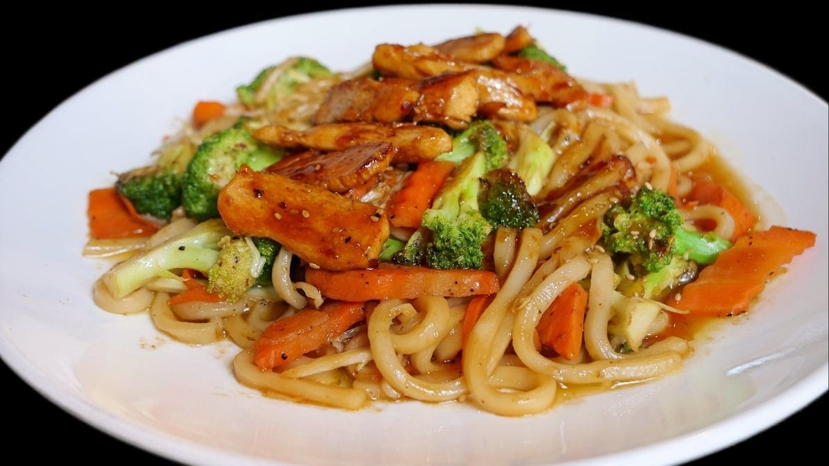 Chicken Yaki Udon Noodle Special.