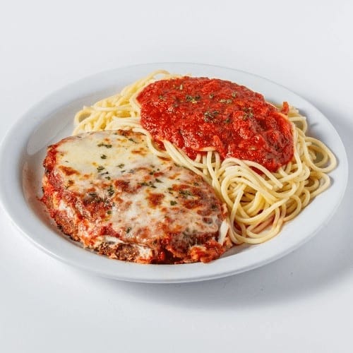 Eggplant Parm Dinner.