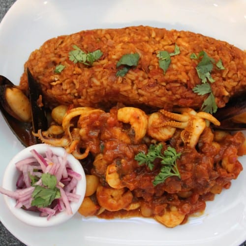 Tacu-Tacu De Mariscos.