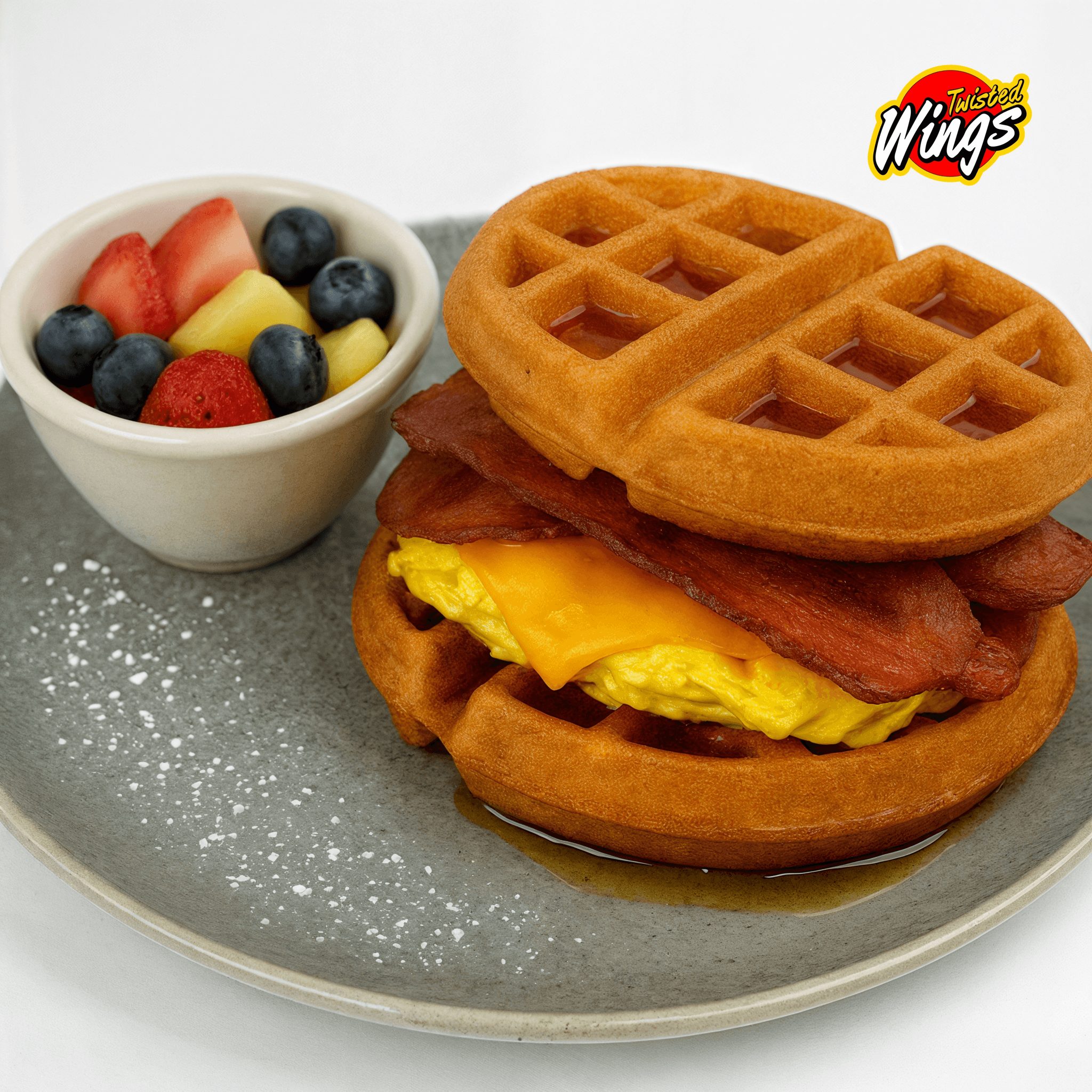 WAFFLE SANDWICH.