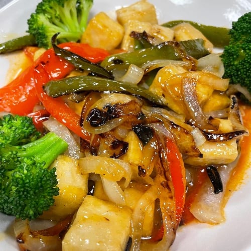 Sweet & Sour Tofu.