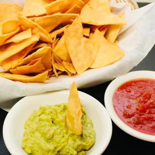 Large Chips & Guacamole.