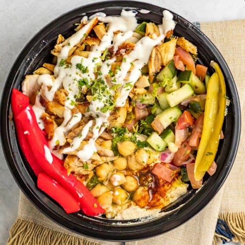 Shawarma Time Salad Bowl.