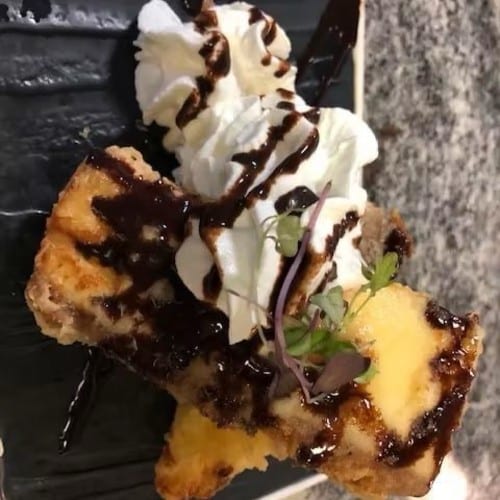 Tempura Cheesecake.