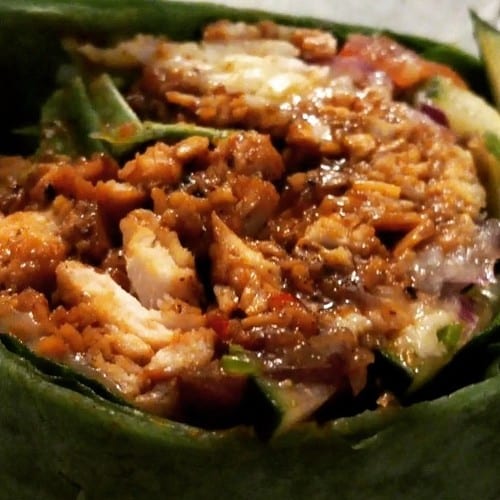 Teriyaki Chicken Wrap.