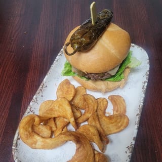 Peanut Butter N Jalapeño Burger